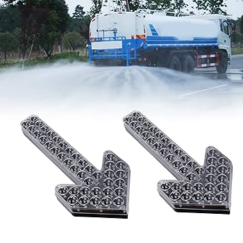 Amazon.co.jp: 1 ペア矢印警告灯 LED 交通自動車向け指向性矢印